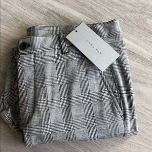 zara men plaid pants